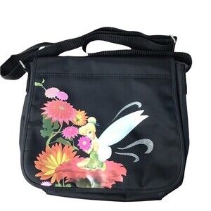 Disney Tinkerbell Crossbody Bag Black